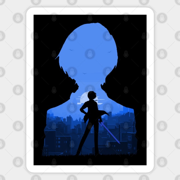 Persona 3 - Makoto Yuki *Negative Illusion* Magnet by MyRetroArt